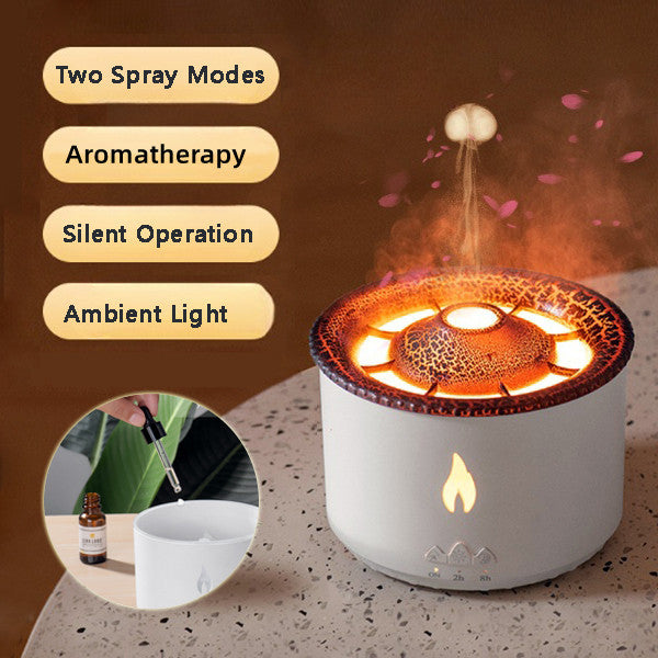 Aromatherapy Flame Humidifier – Soothing Mist & Relaxing Atmosphere - RGBlyte