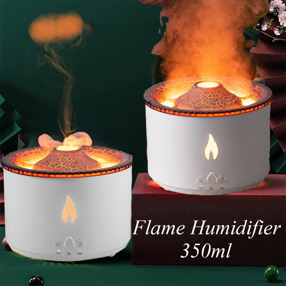 Oil Diffuser Flame Humidifier – Soothing Mist & Relaxing Atmosphere 