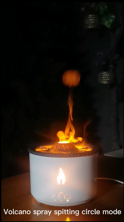 Aromatherapy Diffuser Flame Humidifier – Soothing Mist & Relaxing Atmosphere 