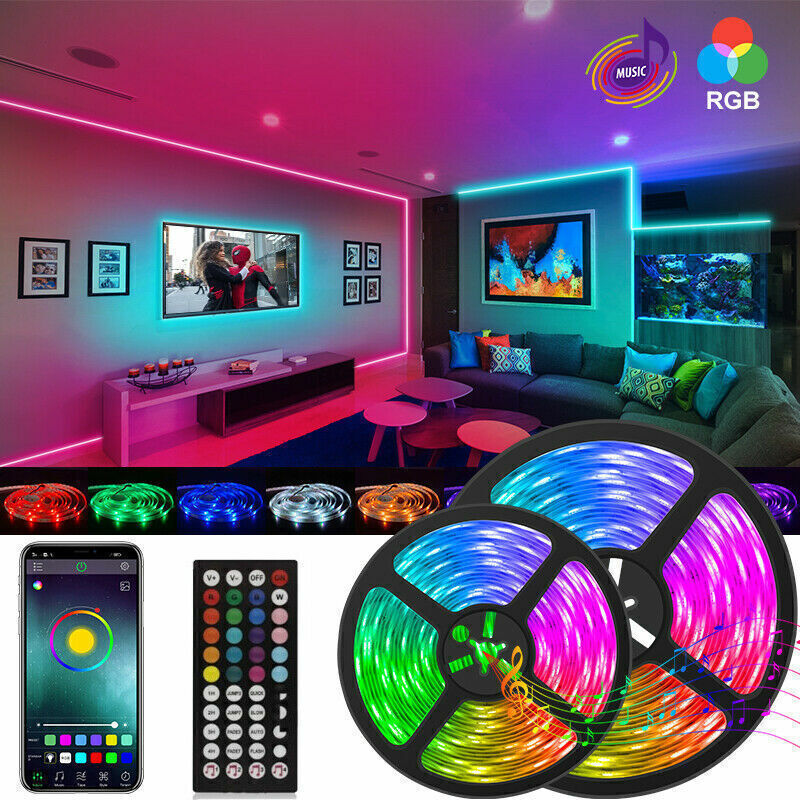 LED Light Strips – Bluetooth & Remote Control