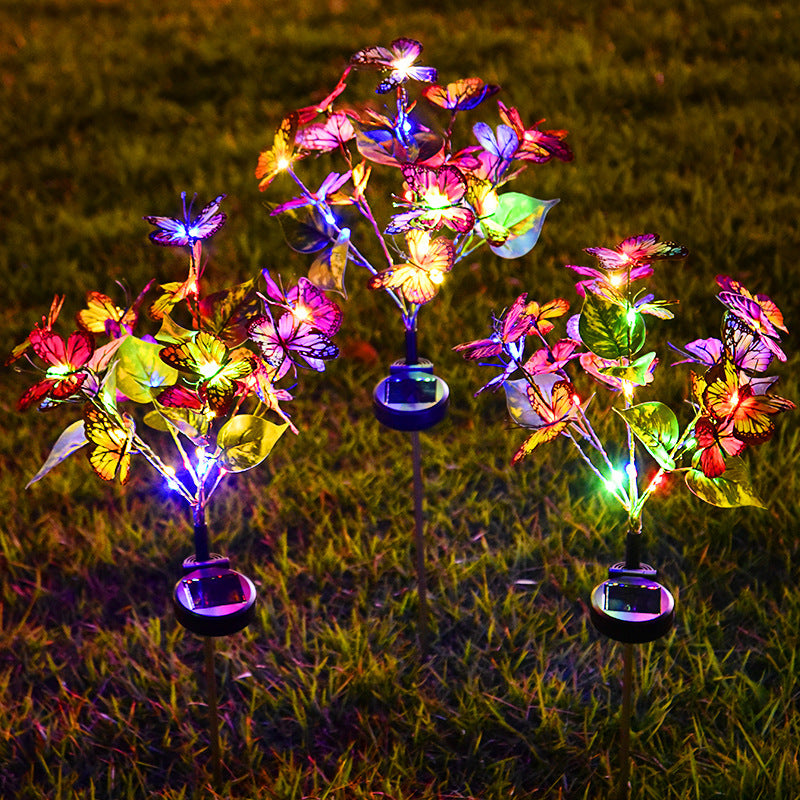 Decorative Solar Lights Garden Butterfly  – Colorful Outdoor LED